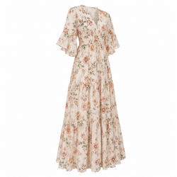 Floral Boho Women's Maxi Dress