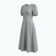 Grey Women's Midi Dress