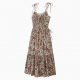 Strappy Floral Paisley Boho Dress