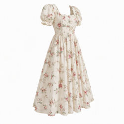 Vintage Retro Summer Women's Dress