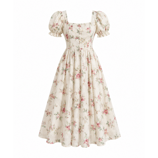 Vintage Retro Summer Women's Dress