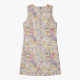 Sleeveless Shift Zip Floral Women's Dress