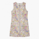 Sleeveless Shift Zip Floral Women's Dress