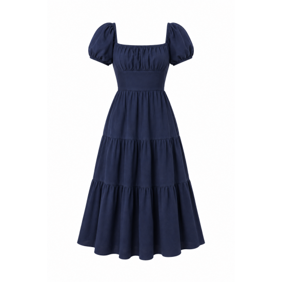 Navy Women's Midi Dress